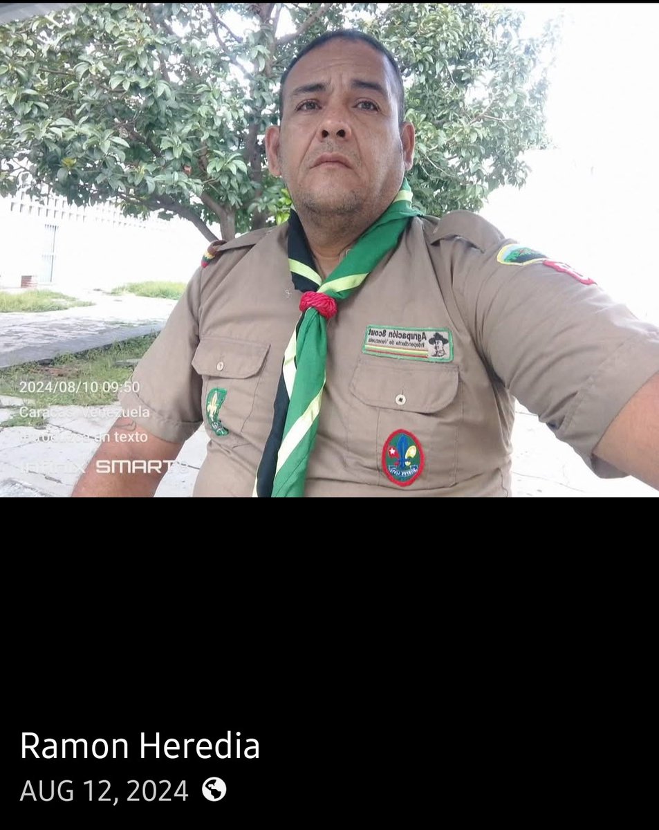 Nuevamente el chavismo amenaza a mi familia por mi trabajo periodístico, noté que Ramón Heredia es lider Scout. 

No se como funcionan los <a href="/scoutsvenezuela/">Scouts de Venezuela</a> pero no creo que alguien que amenace con matar familias debería estar cerca de menores de edad.
