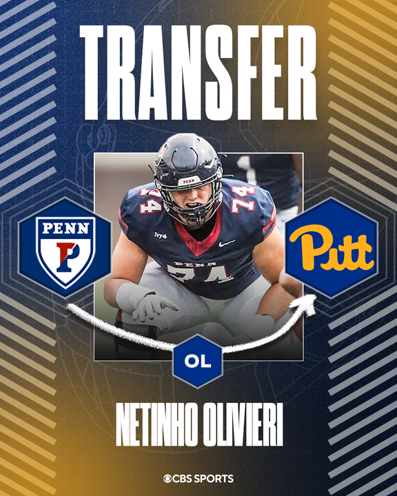 chris_hummer's tweet photo. Pittsburgh has landed a commitment from Penn OT transfer Netinho Olivieri, @thebizofathlete tells @mzenitz and me. 

The 6-foot-5, 315-pound Olivieri earned first-team All-Ivy League honors last season. Has been a three-year starter at LT.

https://t.co/rBErg2BRsa https://t.co/cXeh5Eh8DL