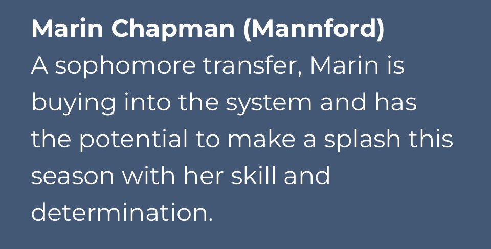 Marin Chapman tweet media