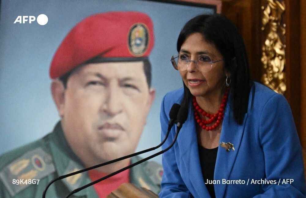 afpfr's tweet image. 🇻🇪 La présidente par intérim du Venezuela, Delcy Rodriguez, "paiera plus cher que Maduro" si elle "ne fait pas ce qu'il faut", a affirmé Donald Trump dans une interview accordée au magazine The Atlantic.