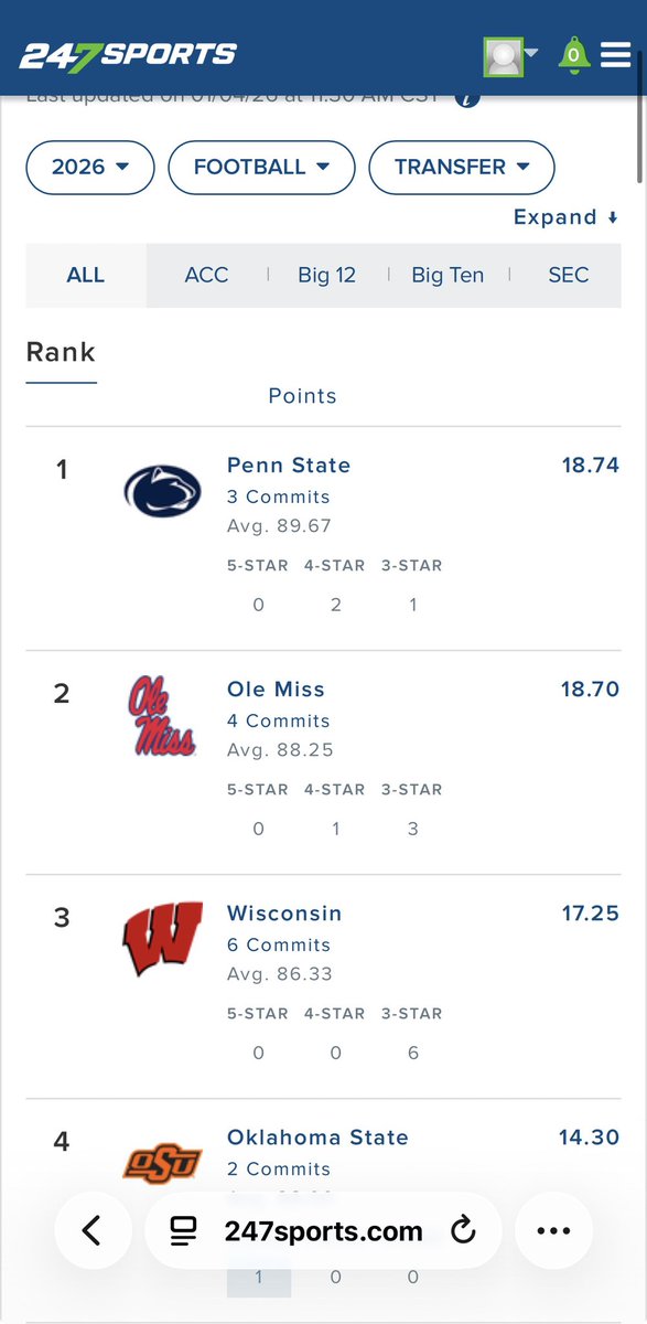 PSUrecruiting tweet media