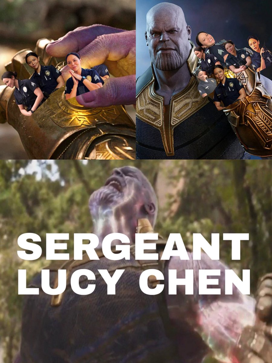 How I feel every time I get a new photo/video of Sergeant Lucy Chen