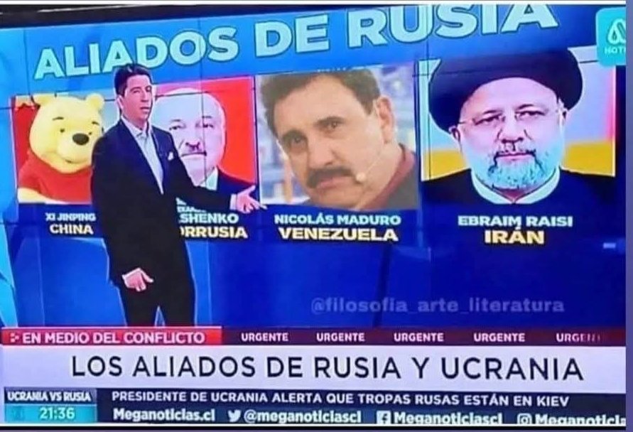 A emissora de TV Chilena confunde Maduro com Ratinho.