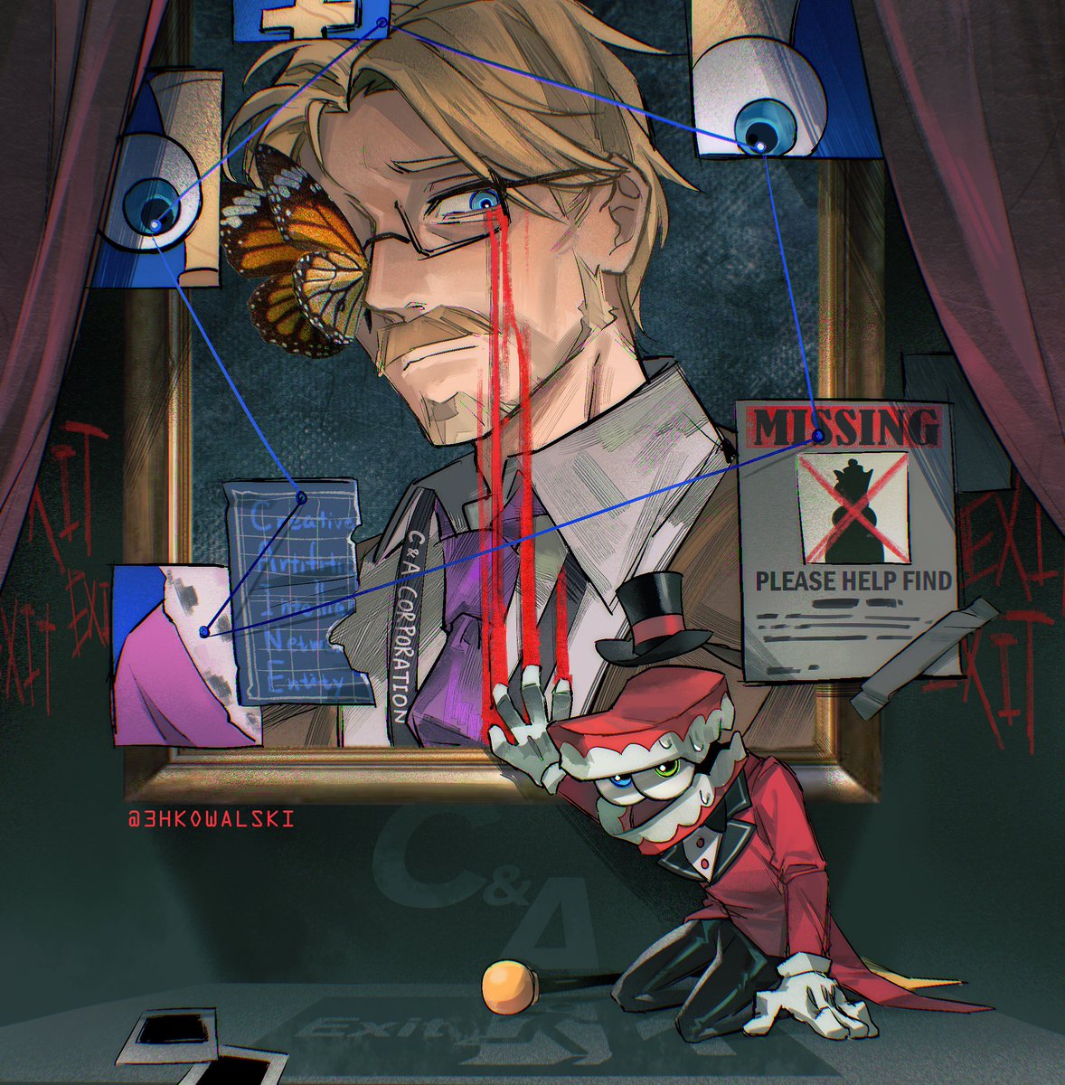 3HKowalski's tweet image. Too bad you cut me off
I once admired you, and I envied you just as much.
#tadc #TheAmazingDigitalCircus #Caine #kinger 
some kind of Father-son &amp;amp; Creator-Creation trope