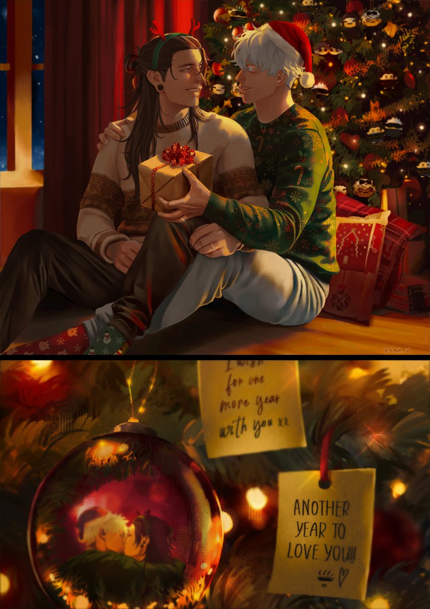 steeph_sd's tweet image. holiday season #satosugu 🎁