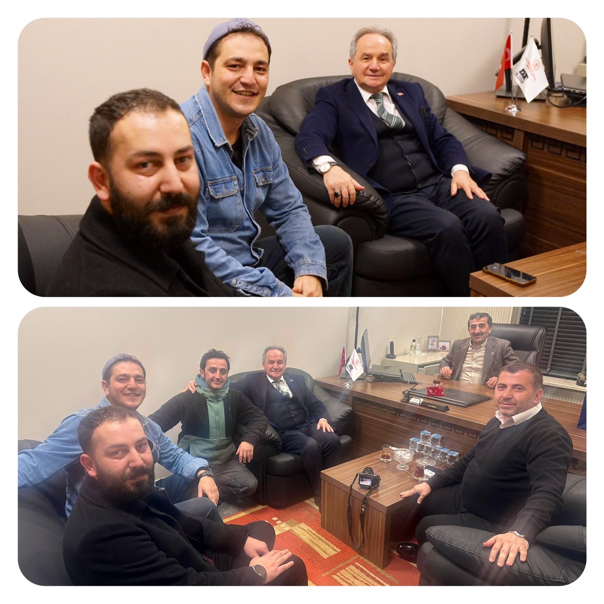 Devlet Tiyatroları”ında sahnelenen “Yalancının Mumu” tiyatro oyununu izledik.
Erzurum Devlet tiyatrosu müdür yardımcısı İhsan Doğan bey “Tiyatro Adabı” olarak kurumsallaşan Muhsin Ertuğrul tavsiye hediye  takdimi sonrası Tiyatro oyuncularımızla keyifli bir sohbet gerçekleştirdik.