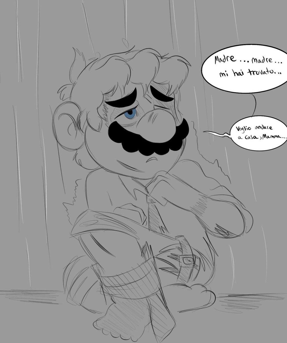 FireheartSophia's tweet image. Hallucinations (Plane Crash AU) #mtmb #MarioTheMusicBox