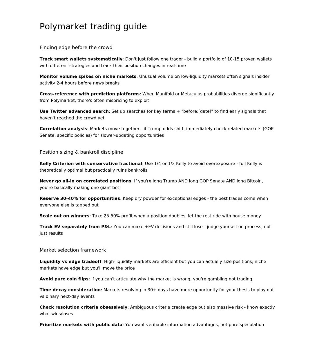 Argona0x's tweet image. damn this is legitimately the most valuable polymarket guide out there

save it before it's too late
