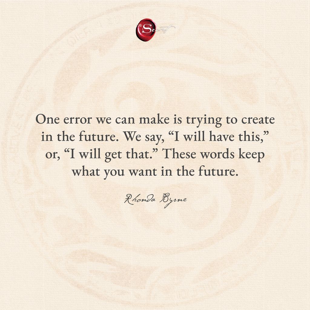 thesecret's tweet photo. Speak as if you already have it, and watch your dreams manifest! Drop a ✨ to attract what you want. 

One error we can make is trying to create in the future. We say, “I will have this,” or, “I will get that.” These words keep what you want in the future. 

#RhondaByrne #TheSecret #lawofattraction #loa #visualization #manifestation #askbelievereceive