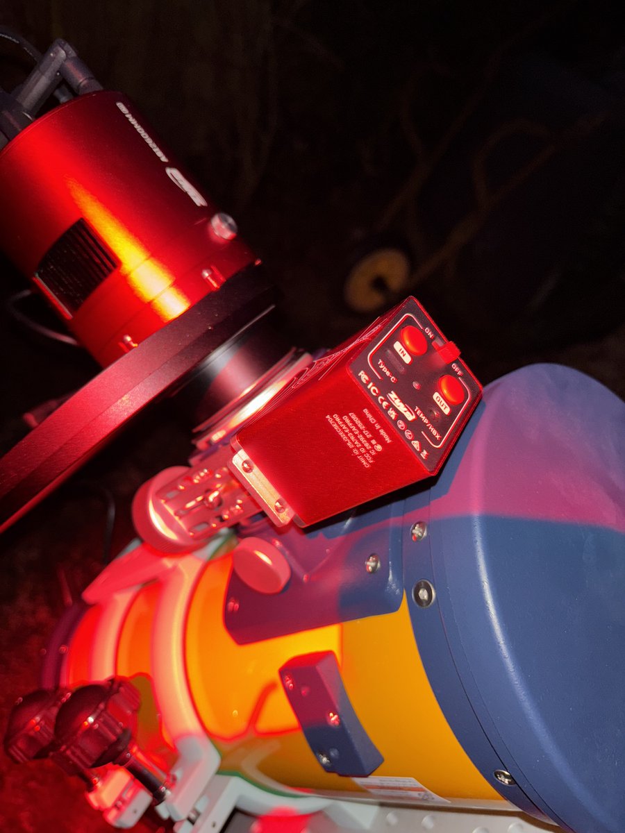 bbroastro's tweet photo. ZWO EAF Pro added to the F/3 Takahashi Epsilon. 

Unlike everything else Takahashi, this was relatively straight forward. The focuser is super simple compared to most nowadays. 

The standard ZWO bolts all fit, but the shaft diameter is pretty large compared to most focusers. https://t.co/RrAZXj4Rqz