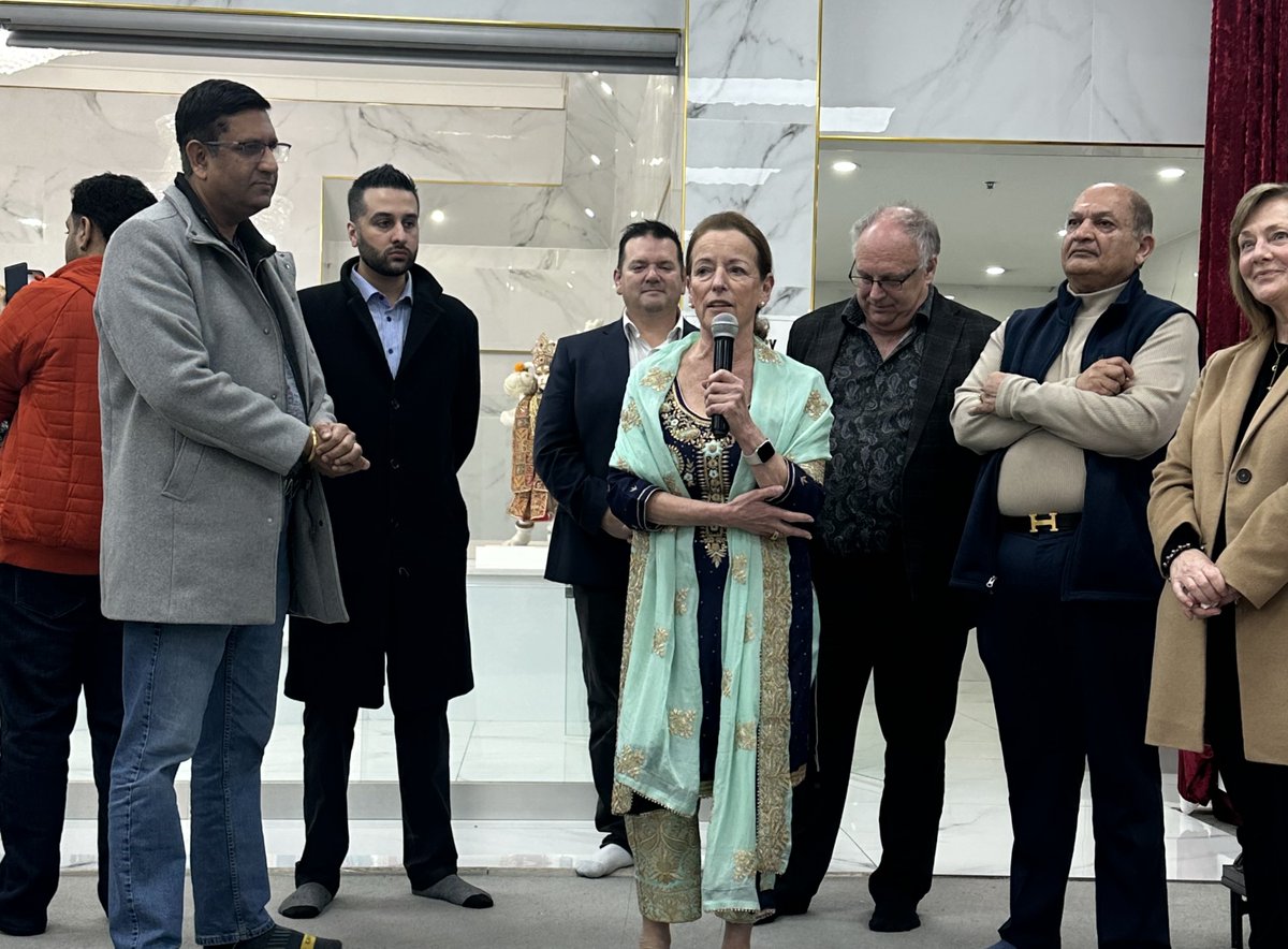 We brought best wishes &amp; hopes for a happy, healthy, successful 2026 to congregation of the Shri Lakshmi Narayan <a href="/surreymandir/">Lakshmi Narayan Mandir, Surrey</a> . We all hope to achieve growth &amp; improvements in the coming year for #OurSurrey.