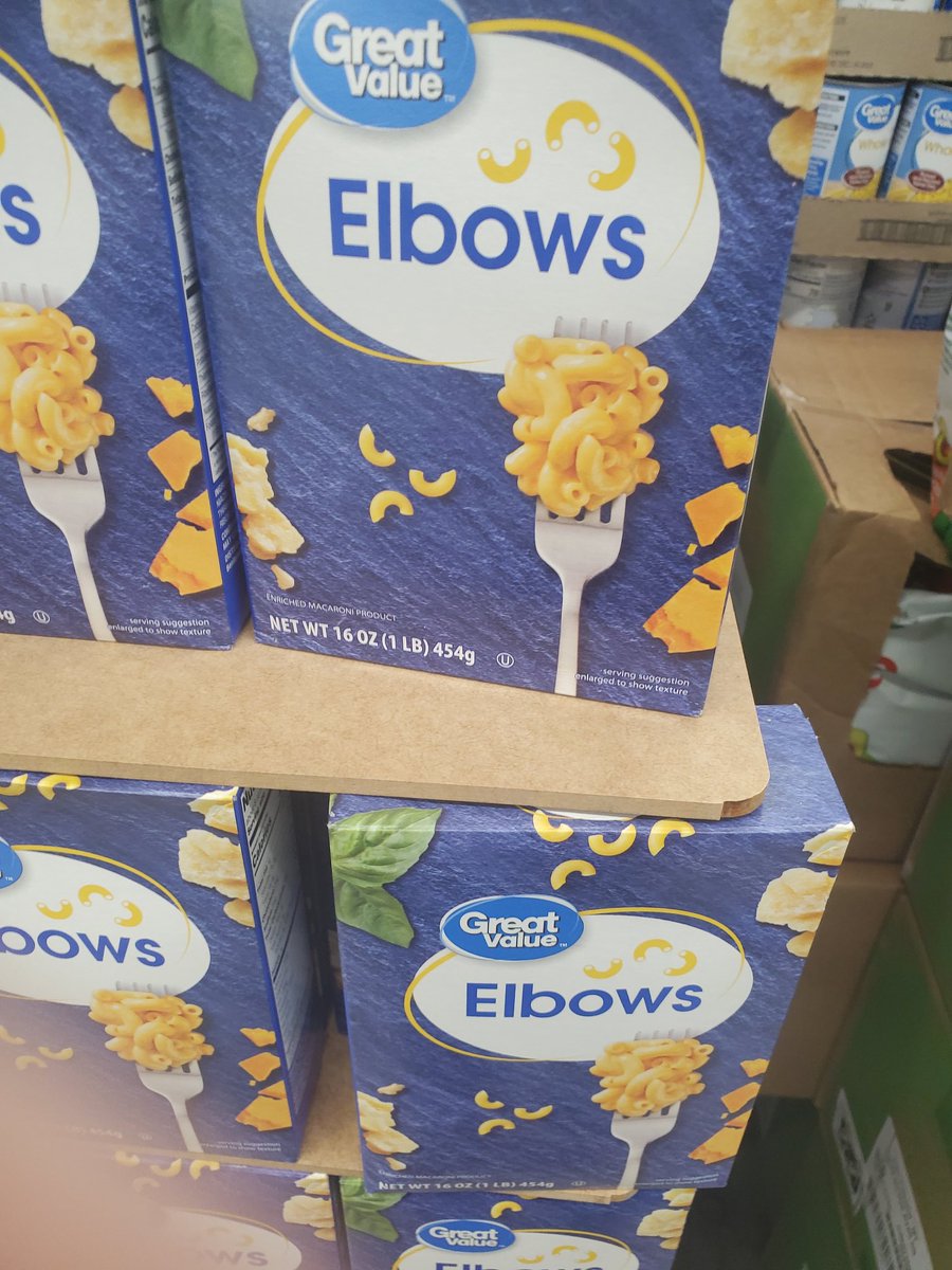 great value be coming up with the most horrible names of all time "yea kids let's eat some elbows!"