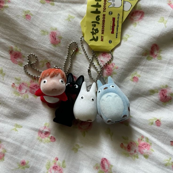 Ghibli keychains