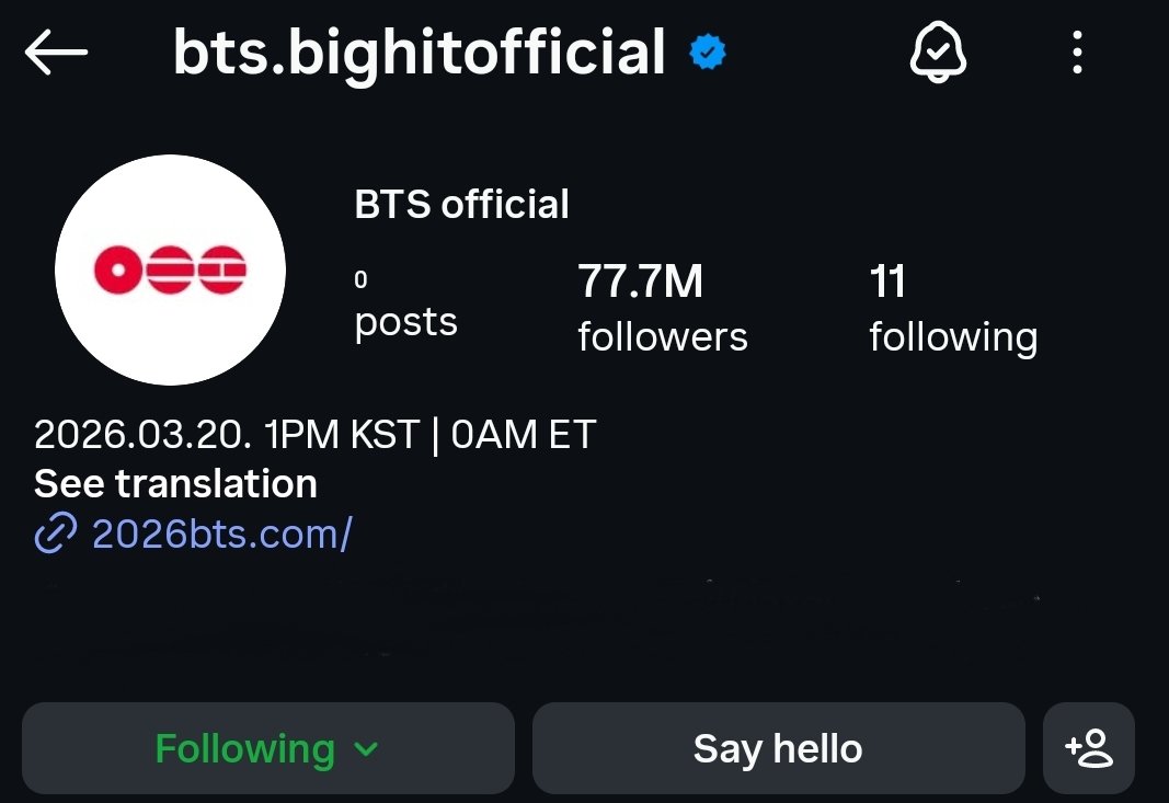 kimgayism's tweet image. bts official added site link and cb date in bio!