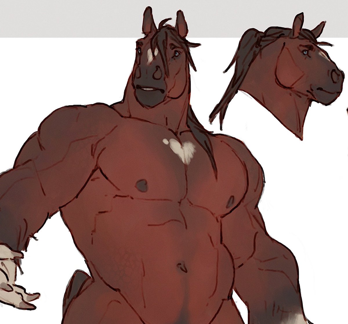 TFiddlerArt's tweet image. Working on a new horse 🐴👀

Full body sketches at the p place✨