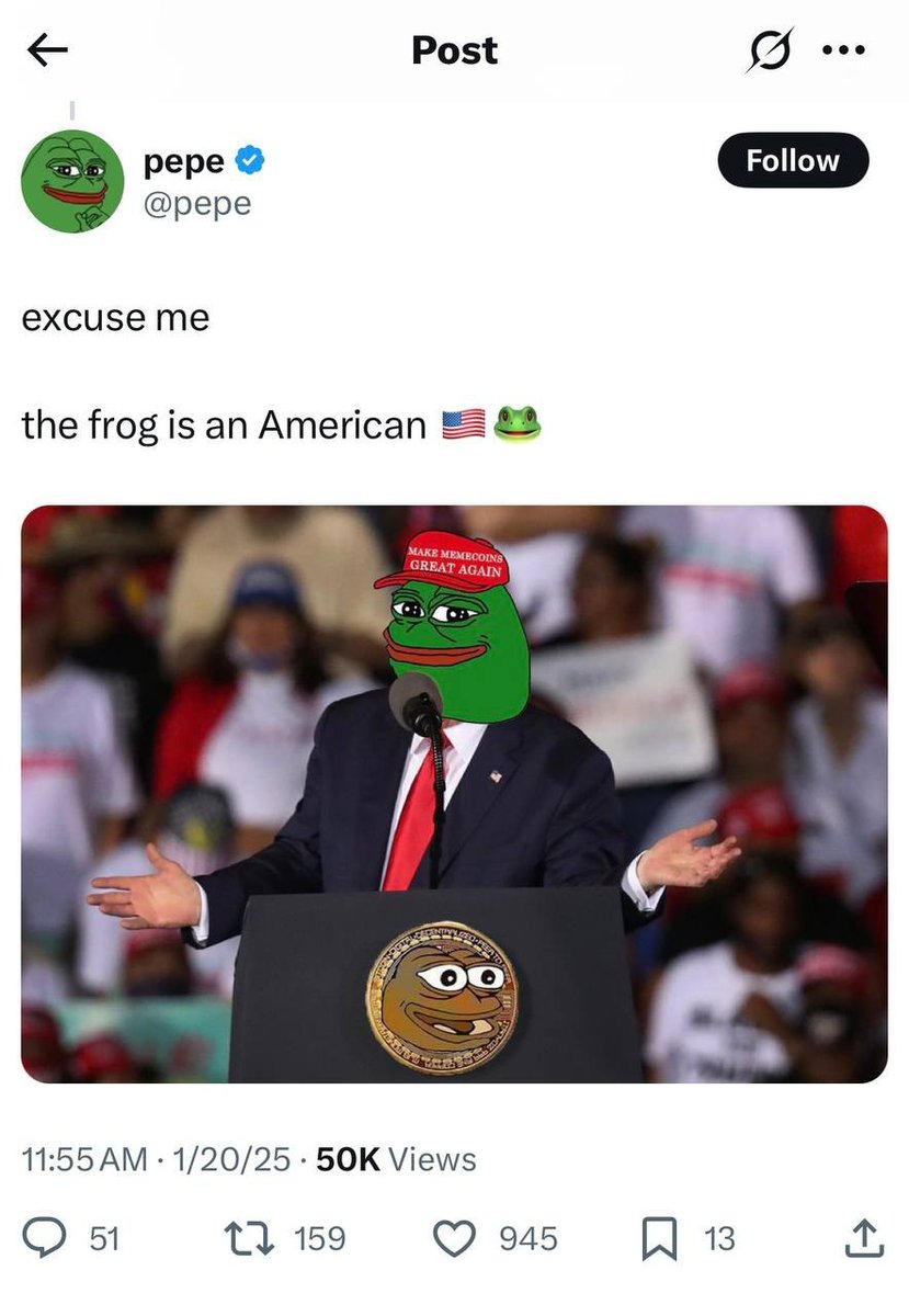 PAUL777CHAD's tweet photo. @cryptorover whales are bullish on #PEPE
And $APE 

0x9f417f8649ae22a3a9eeeb12416dd2bd5ebd7b3c https://t.co/tInoWv1HaO