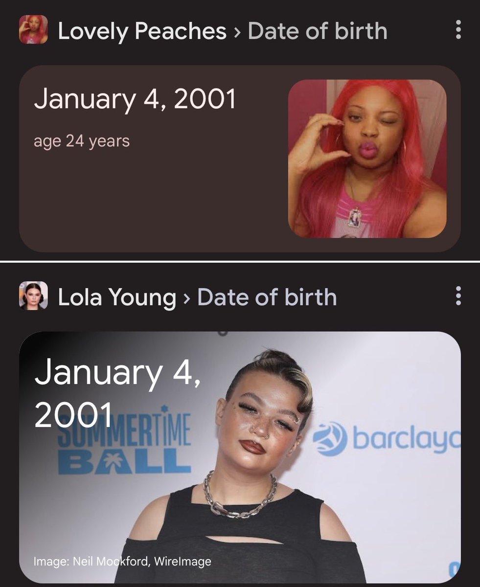 lolayupdates's tweet image. Happy birthday to Lola Young and Lovely Peaches, who turn 25 today 🎂