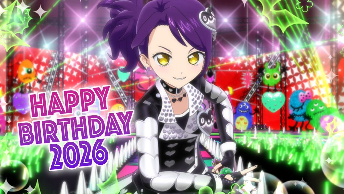 シオンちゃんおめでとう🤍🖤 ライブで魅力爆発させようね✨