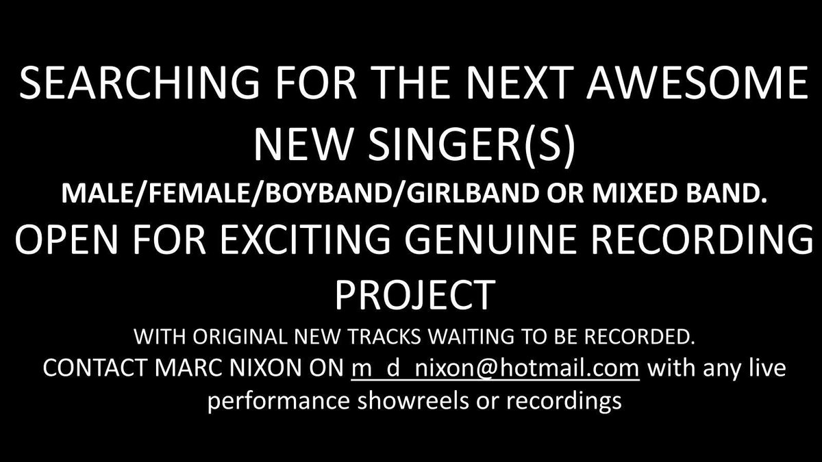 Marc Nixon Talent/Artist/Music Manager tweet media