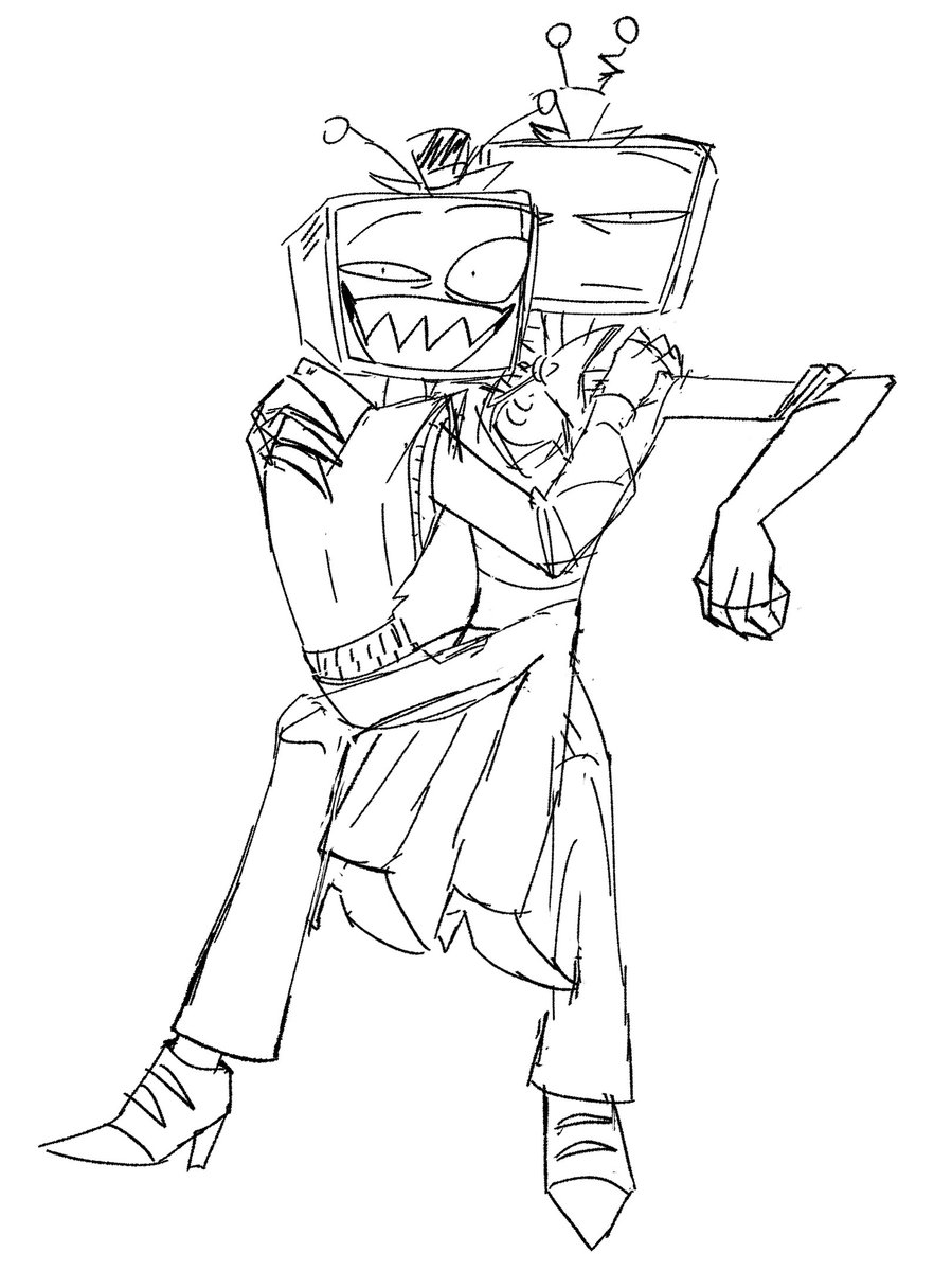 350Cassia's tweet photo. 感觉不上色顺眼一点
#HazbinHotelVox #voxcest #vox https://t.co/TOBTbz9A28