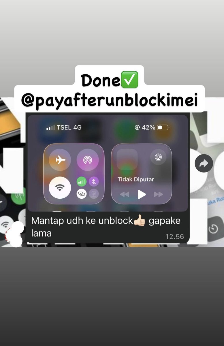 PAUIIMEI's tweet image. bismillah open unblock unlock imei bergaransi dan terpecaya gaiss sinyal terjamin, order watshap wa.me/+6289525392822