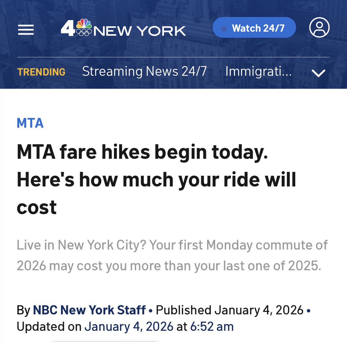 libsoftiktok's tweet image. NYC subway and bus fare hikes took effect today. 

What happened to the free buses that Mamdani promised and campaigned on?!