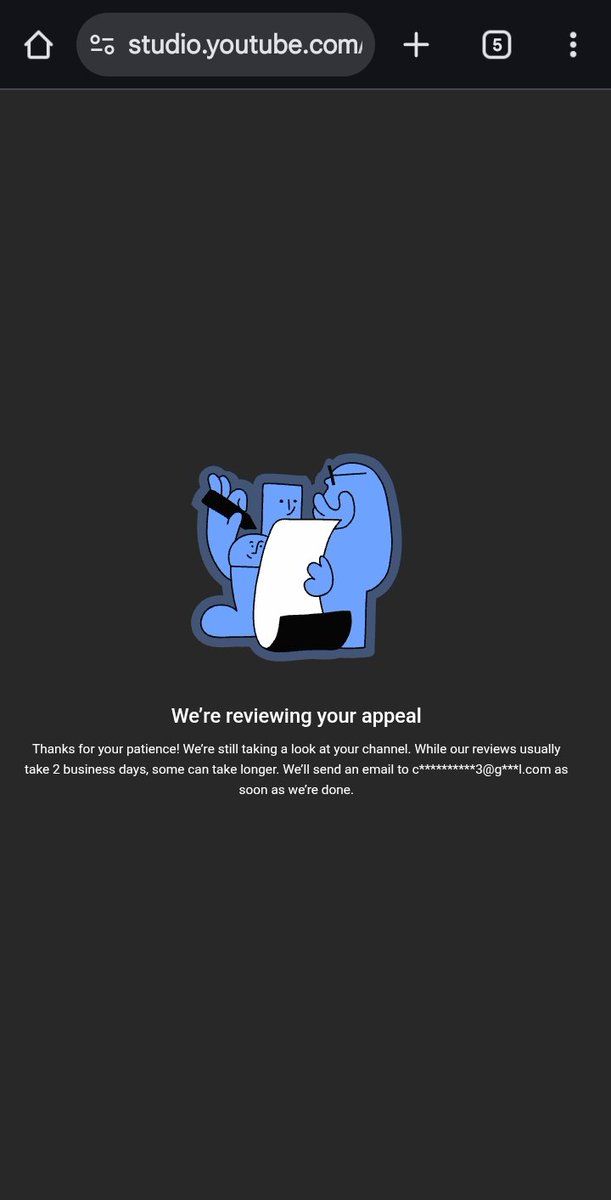 MustangGal004's tweet photo. @YouTube Can someone help me? My account got banned and its been 2 month's and haven't heard anything back. Said it takes 2 days https://t.co/iOwIoGQvR0
