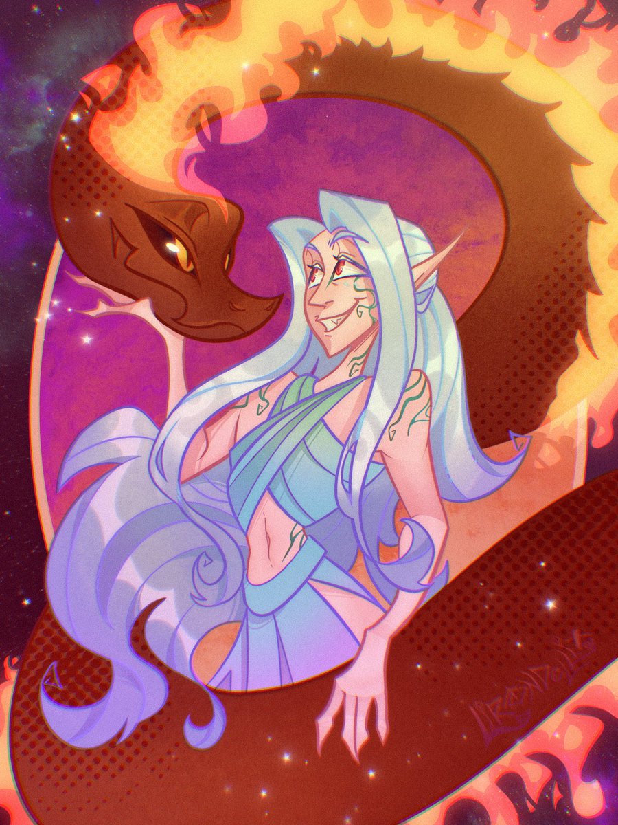 finally posting my artwork on #ЗміїнийDTIYS here as well 🐍

i seriously can’t believe i took the first place with it, waow

#art #artmoots