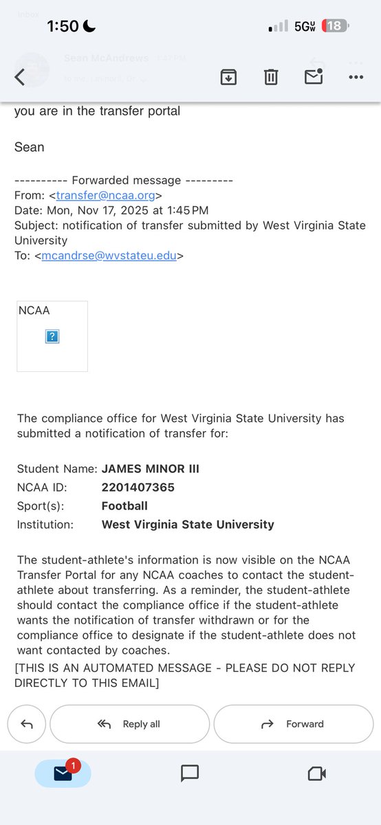 James Minor III tweet media