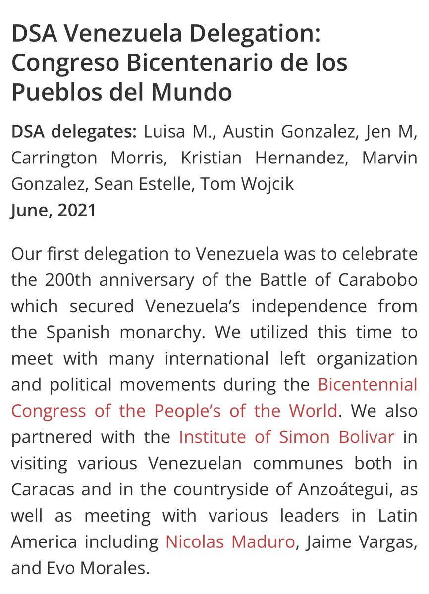 favelaoverlord's tweet image. Now that the US has officially moved against Venezuela: we should acknowledge the fact that the DSA here in America are a marxist fifth-column movement who have actively engaged with our foreign enemies, and treat them accordingly.