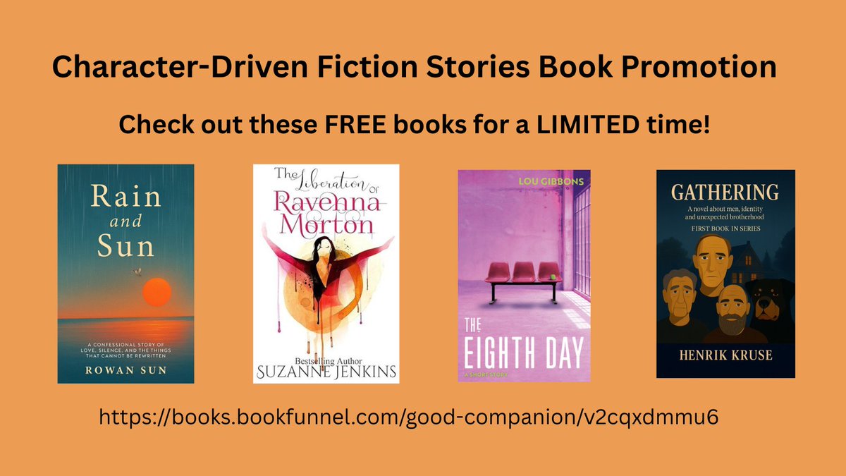 Are you ready to receive a FREE book then click on the link. books.bookfunnel.com/good-companion… 
#BookGiveaway #BookContest #FreeBooks #BookLovers #BookCommunity