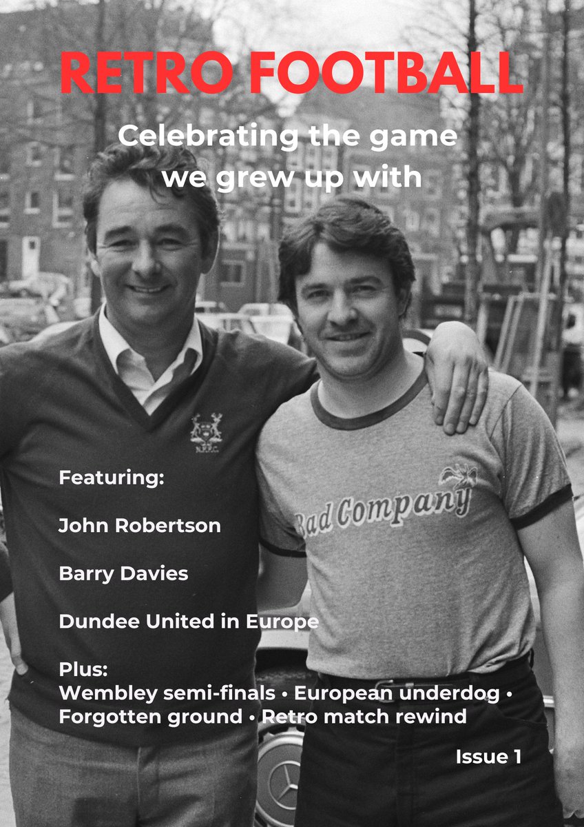 retrofootballnw's tweet photo. The cover for Issue 1 of RETRO FOOTBALL. 

Launching January 14th at 7pm UK time. 

Celebrating the game we grew up with. https://t.co/kEadx9eSUz