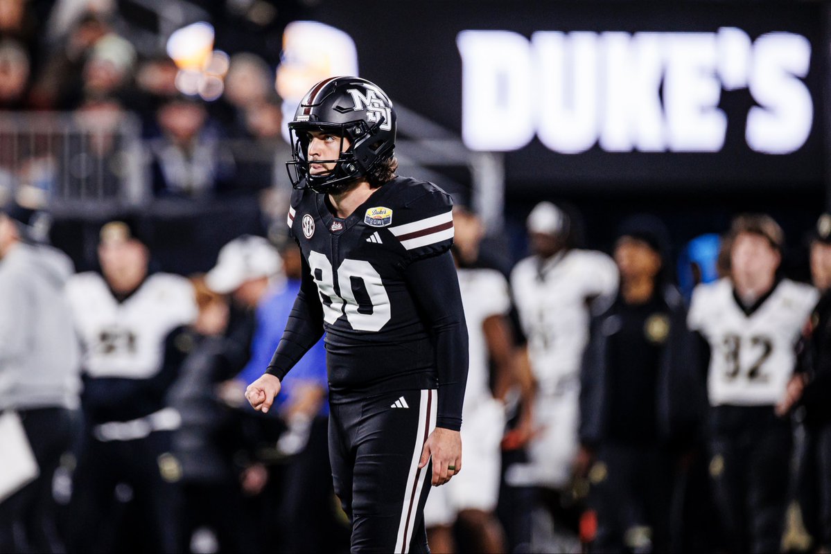 ferrie_kyle's tweet image. Dreamed of this as a kid. Still grateful as a senior. One more year to give it everything. I’m back for year 4 in maroon and white. Hail State!