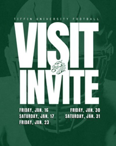 StarksJamarie's tweet image. I will be at Tiffin University Jan 17th for an Official Visit!! 
@ThadCarter32 @HHSPresidentsFB @CoachWestler @CoachRandy_Rt