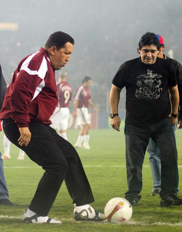 ultras_antifaa's tweet image. Hugo Chávez &amp;amp; Diego Maradona