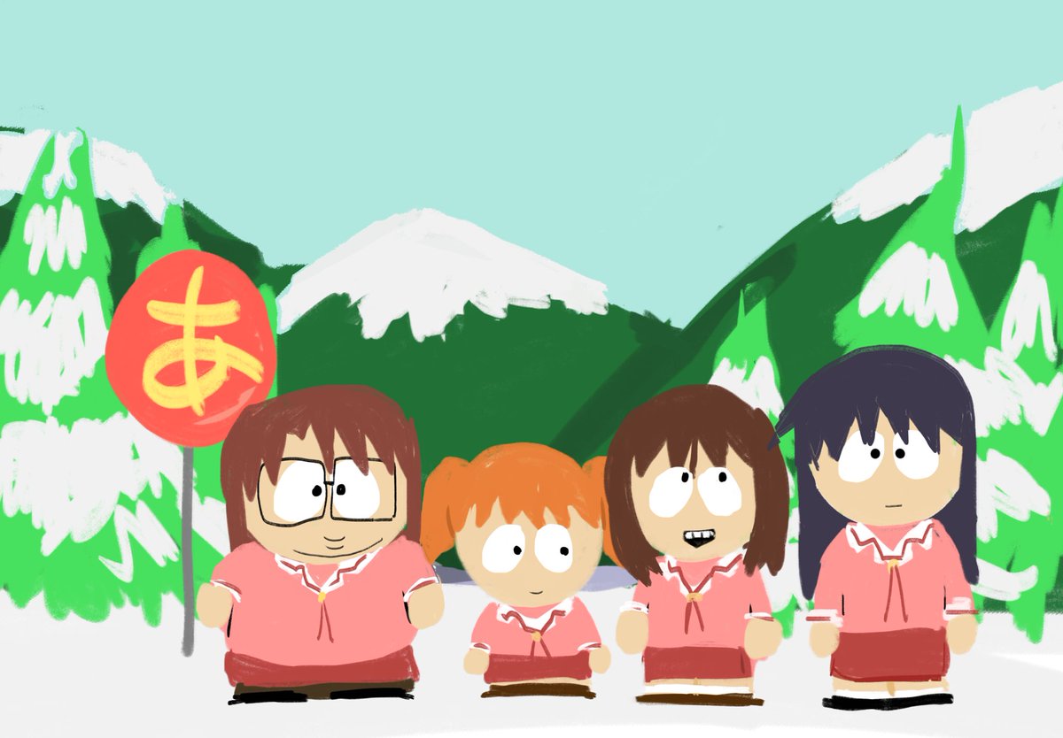 rrefrain_'s tweet image. I was bored lol
#azumangadaioh #SouthPark
