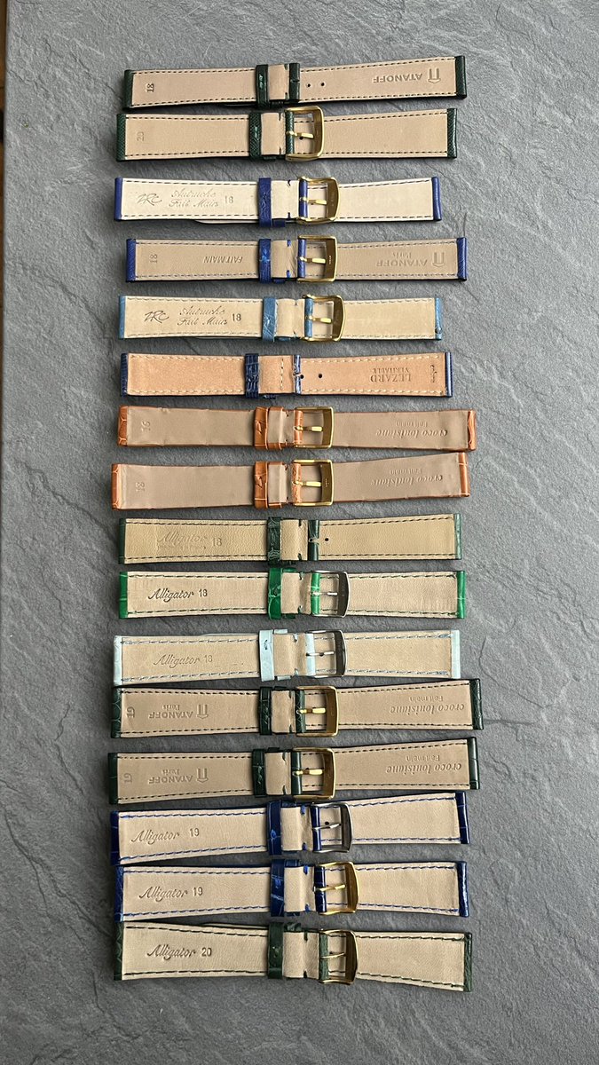 ➡️VENTE⬅️

Petite mise à jour du fameux post:

« qui veux quoi ? »

Chèvre: 50€ fdpi
Lézard/autruche: 50€ fdpi
Alligator: 85€ fdpi

Tout est ultra prénium et neuf de stock, essentiellement du Atanoff (ex ABP) et du Jean Rousseau ! ✨