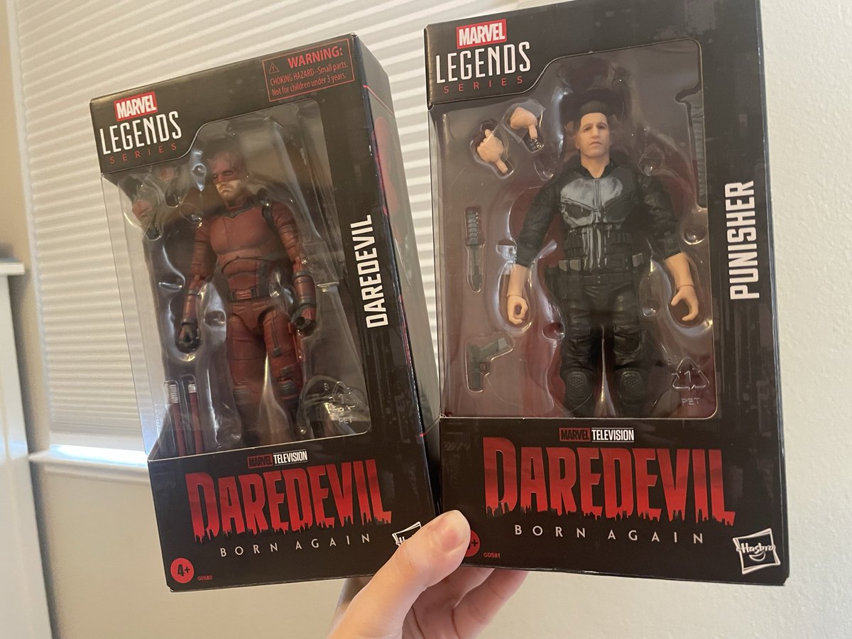 Ahhhh!! Look what my husband got for me!! Now we’re looking at other figures we can get for him to custom paint me a Karen Page too. 😭