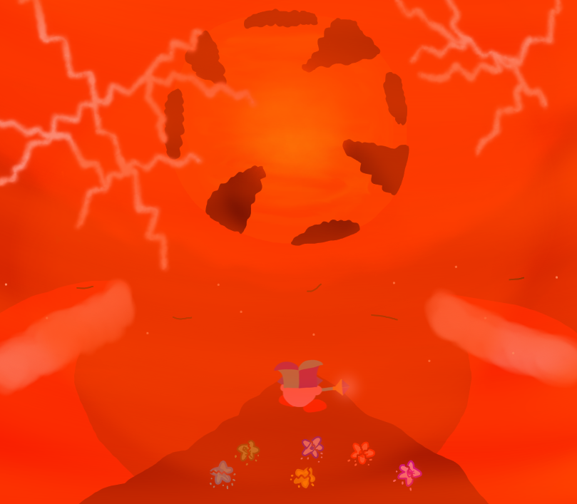 Kirby faces the Finale… (art by me)