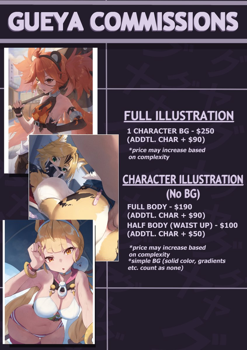 gueya (comms open!) tweet media