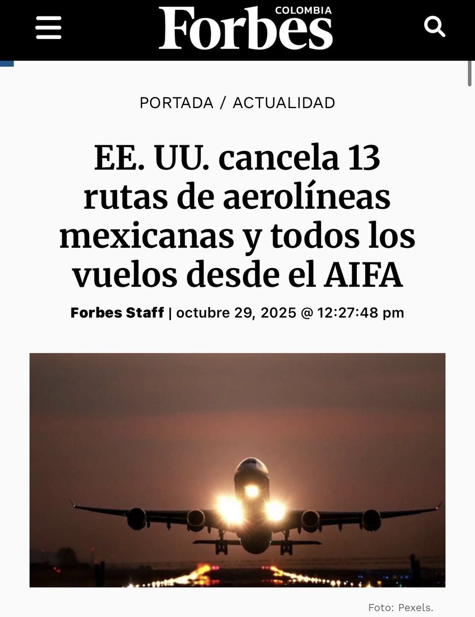 SimonLevyMx's tweet image. ¿Qué se sentirá tener un aeropuerto mexicano como el AIFA que será inservible para el mundial y que está prohibido para Estados Unidos porque en lugar de volar aviones se dedicaron a traficar drogas?
Esta es la diferencia entre comentar en redes, pelearte o denunciar para acabar.