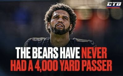 HoggNFL's tweet photo. I genuinely don’t even know how it’s possible but ya gotta hand it to the Bears for finding a way! 

ANOTHER season not having a 4,000 yard passer https://t.co/WsNPN6XVDP
