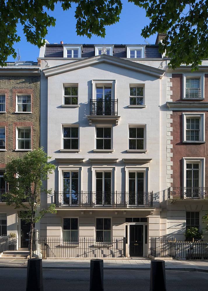 Beautiful new apartment building in London