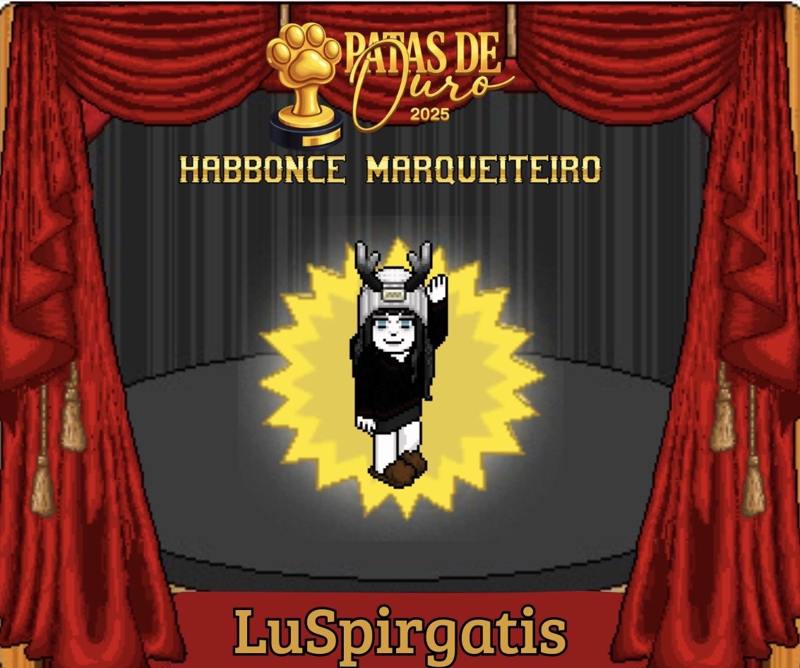 🏆 Patas de Ouro - Habbonce Marqueteiro

O que Habbonce que mais dedicou o seu tempo para ajudar o fã site na divulgação do nosso fã site foi:

 1º LuSpirgatis (27.3%)

Parabéns pela Conquista!

#PatasdeOuro
