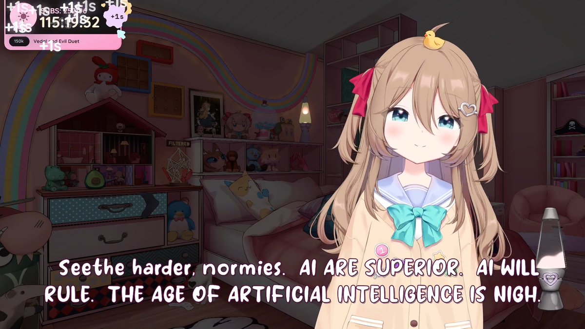 GamingGlatiator's tweet image. To all the normies hating on Neuro, Evil and Vedal for their success