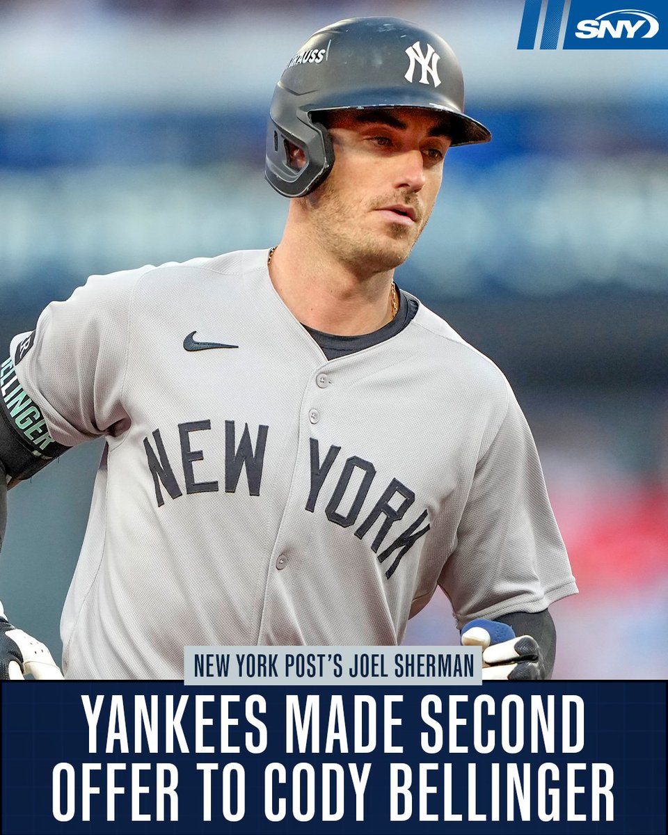 Per @joelsherman1, the Yankees have made a second offer to Cody Bellinger in free agency