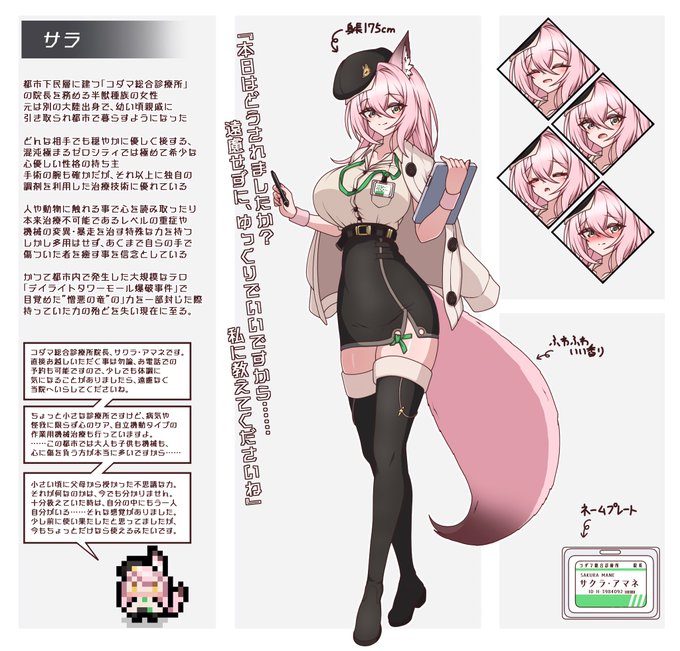 絵柄の矯正も兼ねてオリキャラあれこれ 