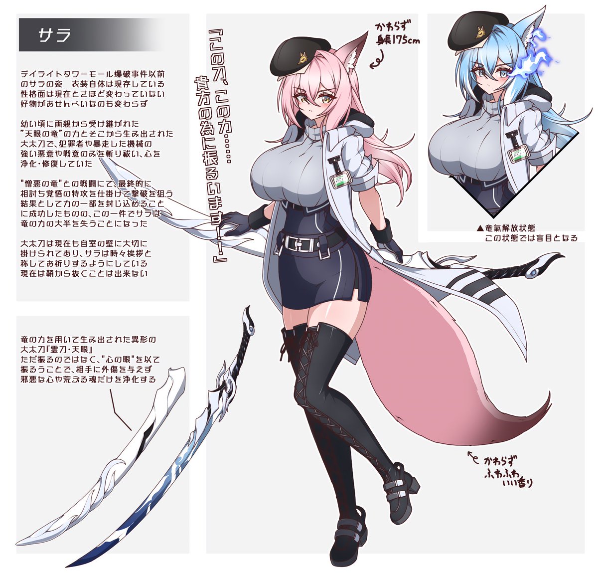 絵柄の矯正も兼ねてオリキャラあれこれ 