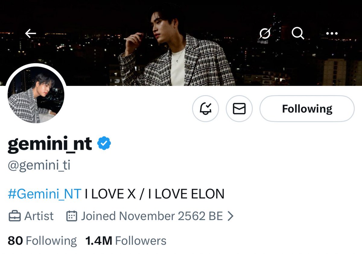 Congratulations <a href="/gemini_ti/">gemini_nt</a>  1.4M followers ✨

ยินดีกับยอดผู้ติดตาม 1.4 ล้าน บน X ด้วยนะคนเก่งต้อนรับปี 2026 แบบปัง🥳

ขอบคุณที่เข้ามาเป็นรอยยิ้มและความสุขบน X ให้พวกเราเสมอ 🥰
ขอให้เจมถูกค้นพบเยอะๆ มีคนรัก คนเอ็นดู เป็นที่รักของทุกคนแบบเยอะน้ารักนะครับ!🤍

 #Gemini_NT #เจมีไนน์