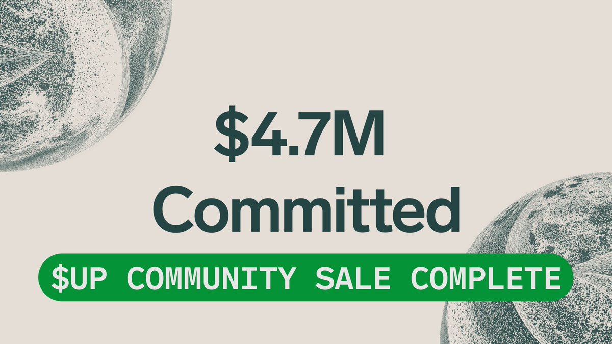 Wow, just saw the news from <a href="/Superformxyz/">Superform</a> about their community sale! 🚀

Almost $4.7 million committed and oversubscribed by 2.35x – that's seriously impressive! So cool to see so many new folks joining the Superform family.

It’s really